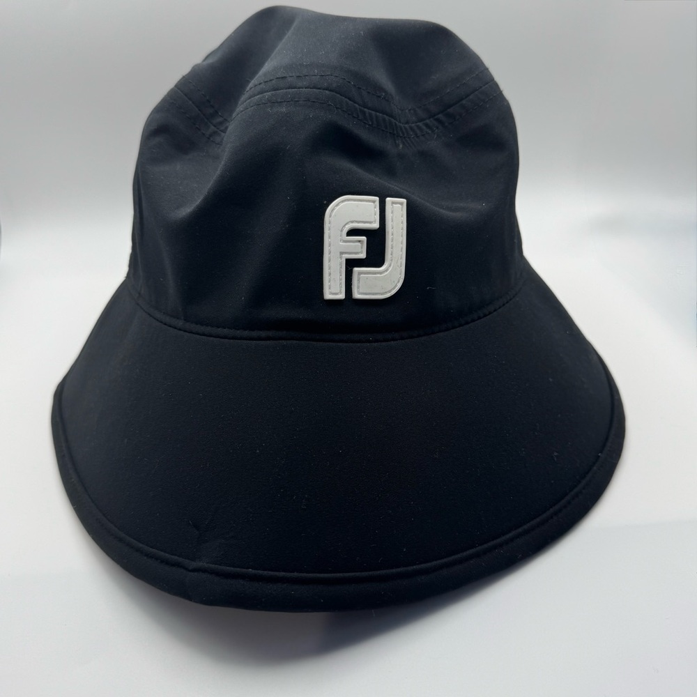 FOOTJOY DryJoys Waterproof Bucket Hat S/M Black - Picture 9 of 9